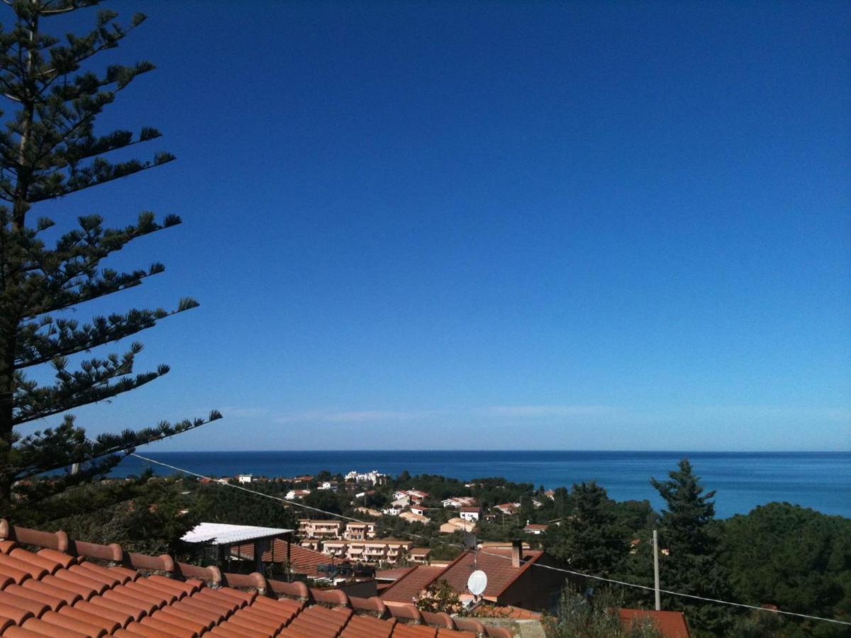 Stanza In Villa Con Giardino Vista Mare Cefalú Exterior foto