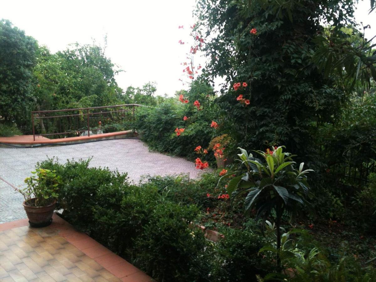 Stanza In Villa Con Giardino Vista Mare Cefalú Exterior foto