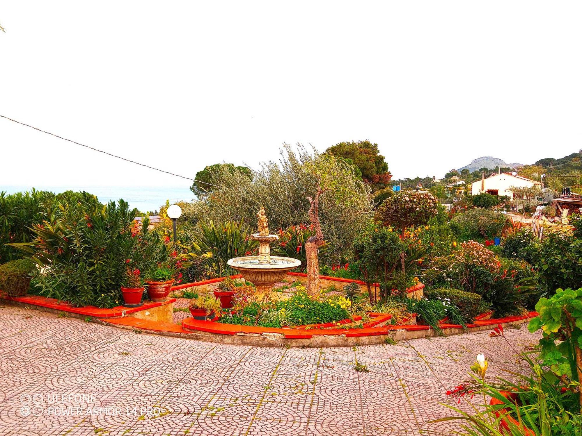 Stanza In Villa Con Giardino Vista Mare Cefalú Exterior foto